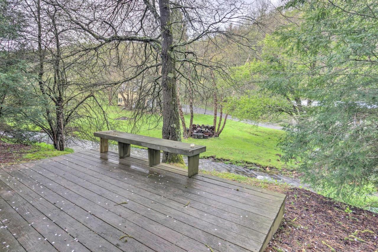 Upscale Rustic Duplex On Stream, Near Blowing Rock Exterior foto